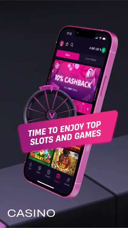 Registratie en storting in de mobiele app van Vbet