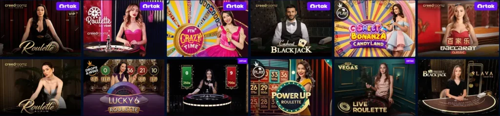 beste live casino van Vbet